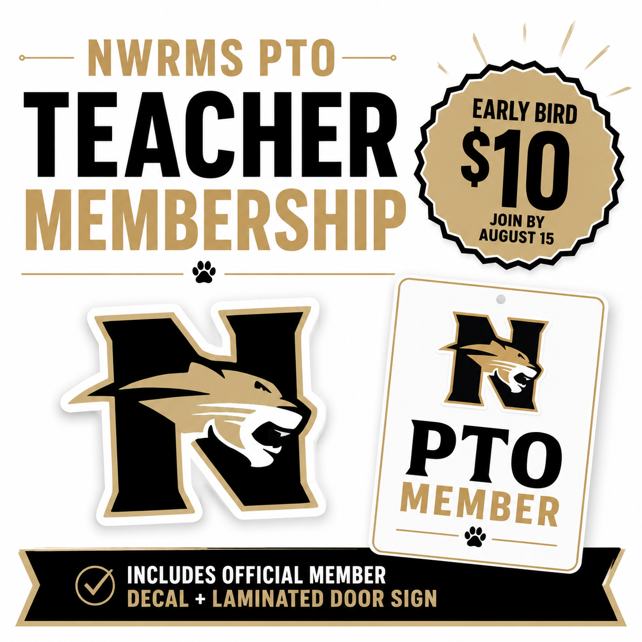 Teacher and Staff Membership For 2026 - 2027 School Year