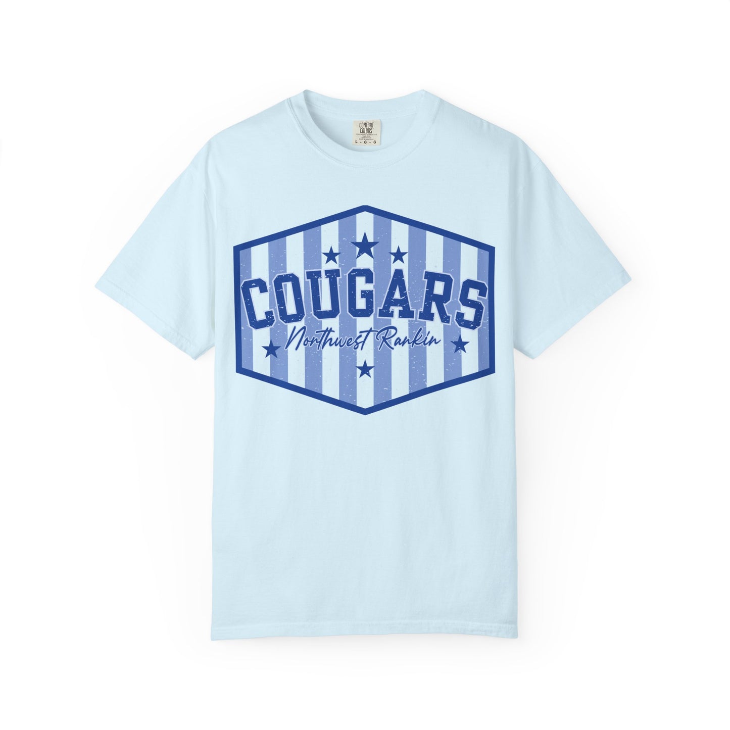 Striped Cougars Comfort Colors