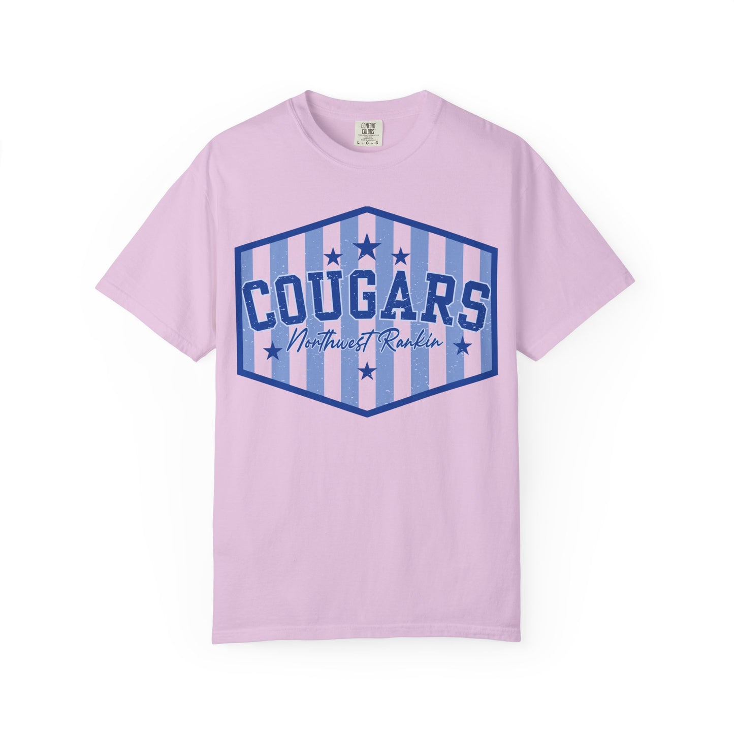 Striped Cougars Comfort Colors
