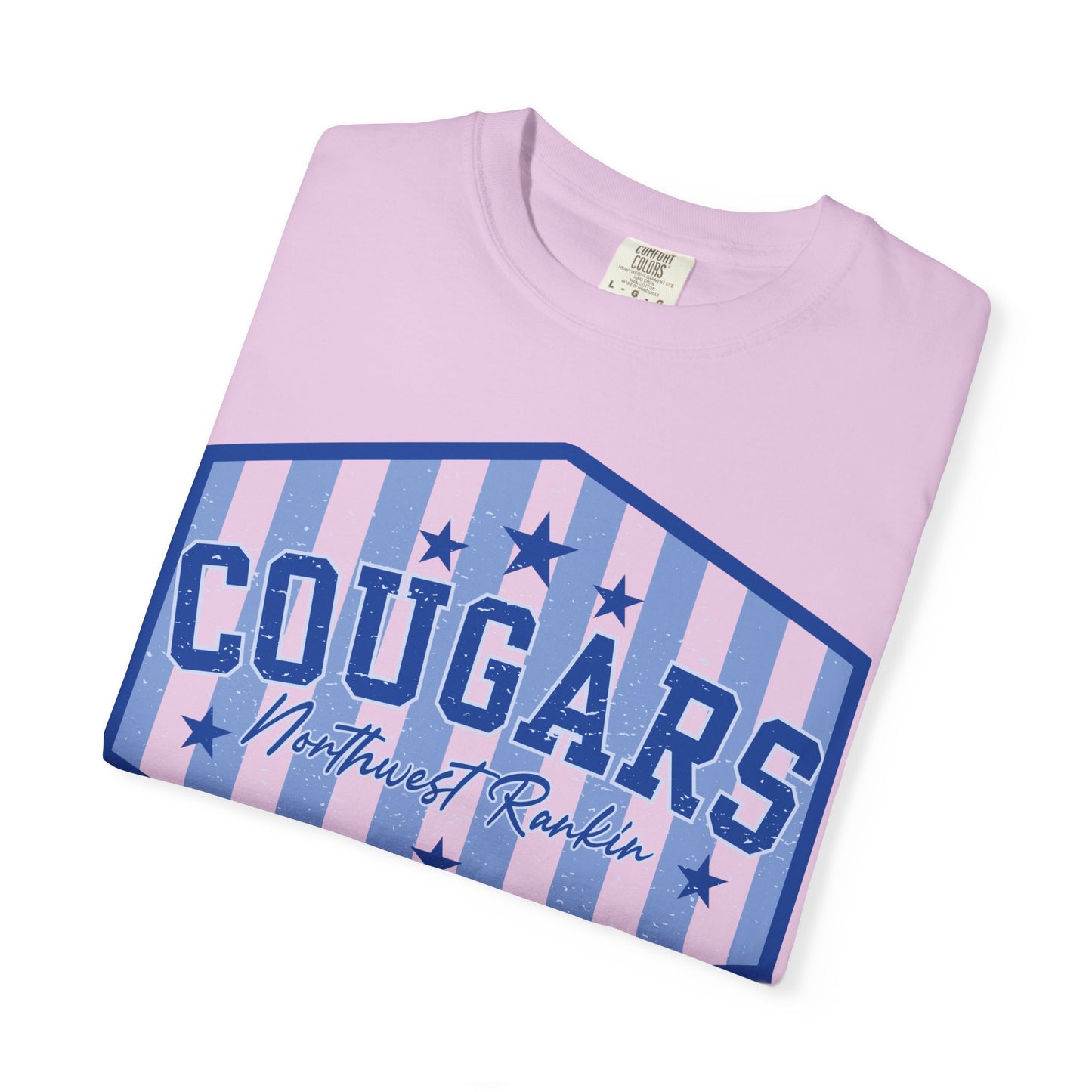 Striped Cougars Comfort Colors