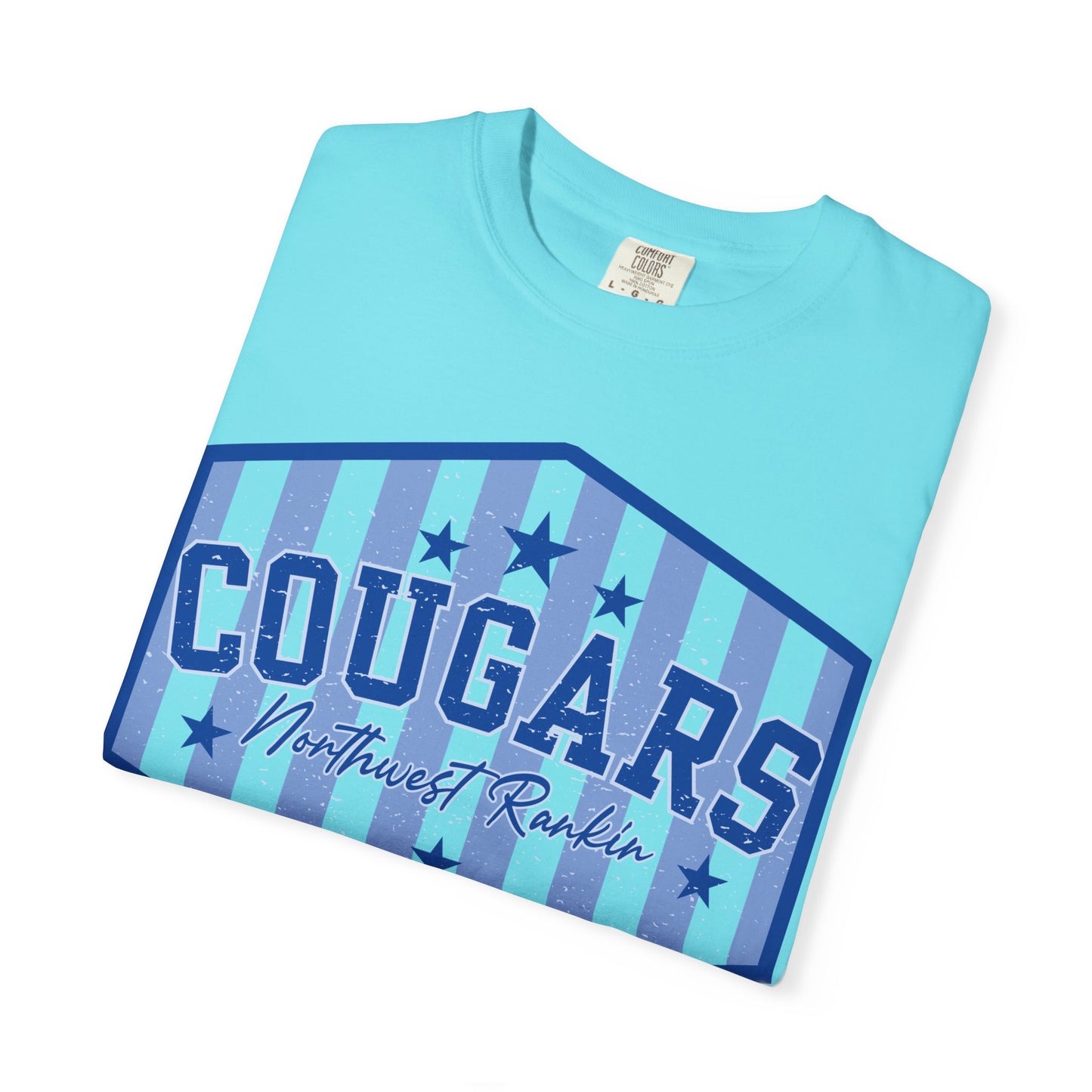 Striped Cougars Comfort Colors