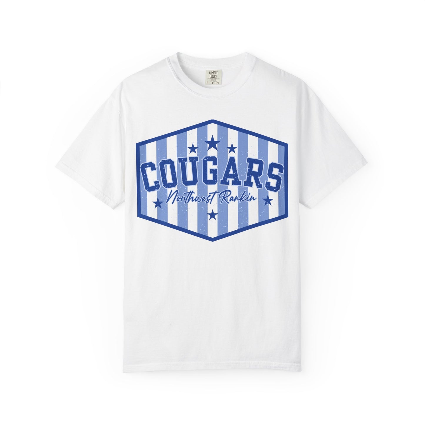 Striped Cougars Comfort Colors