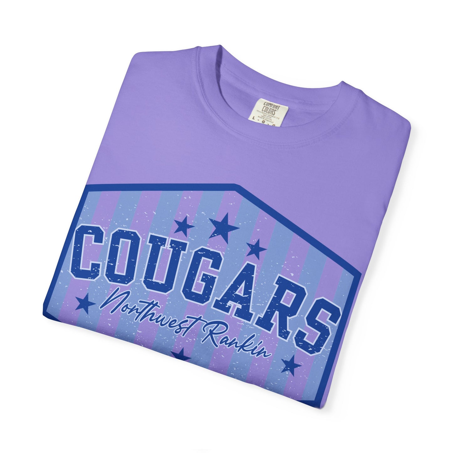 Striped Cougars Comfort Colors
