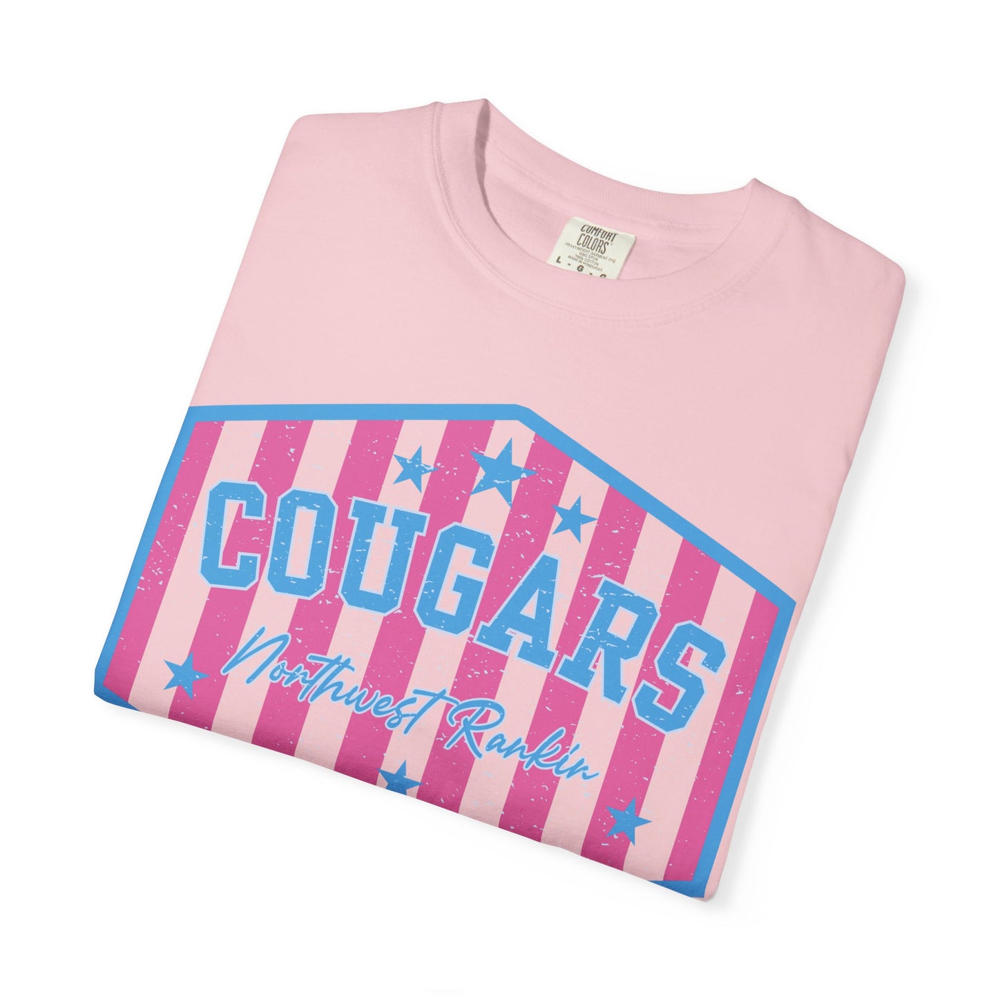 Striped Cougars Comfort Colors
