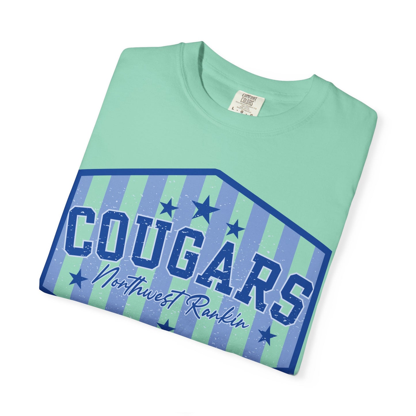 Striped Cougars Comfort Colors