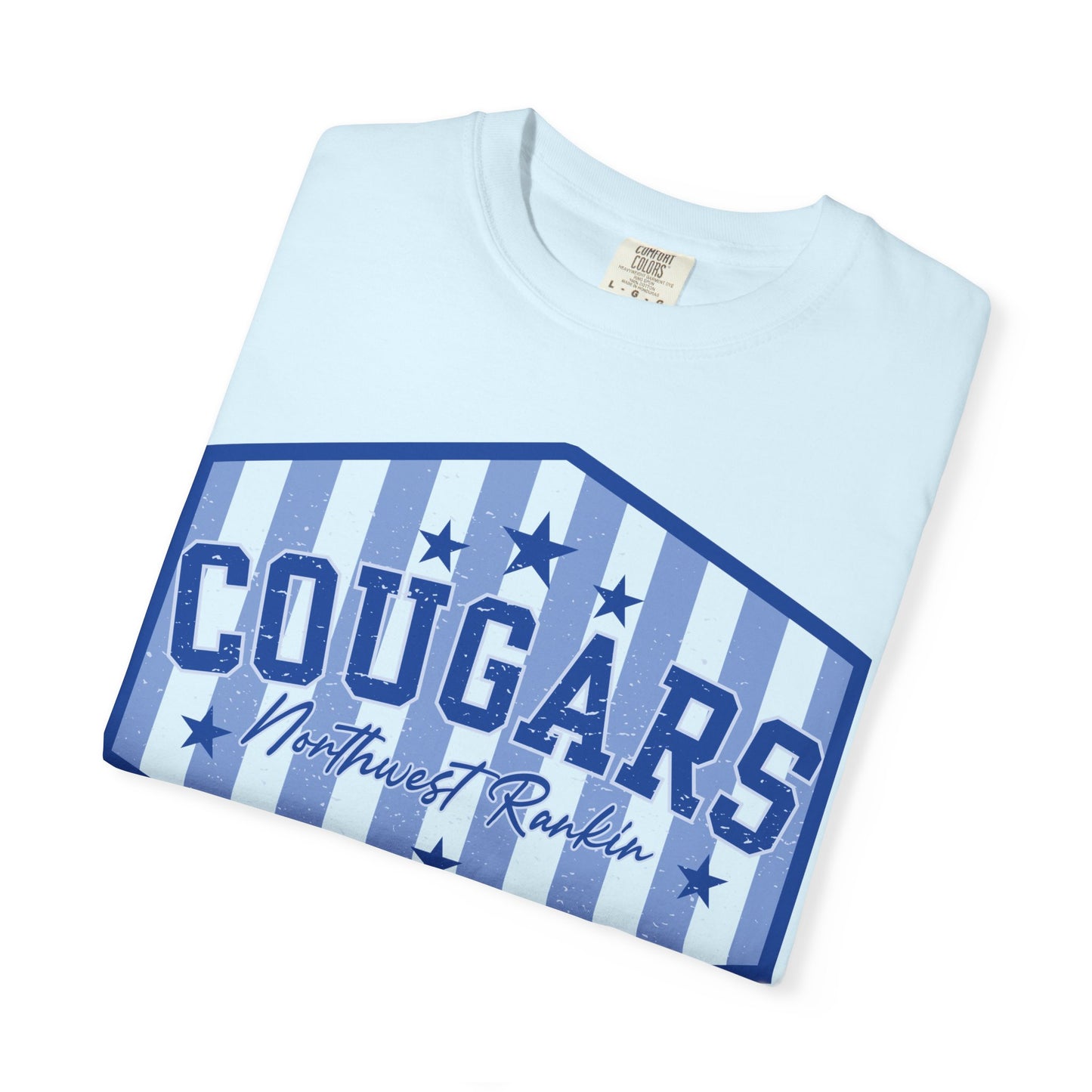 Striped Cougars Comfort Colors
