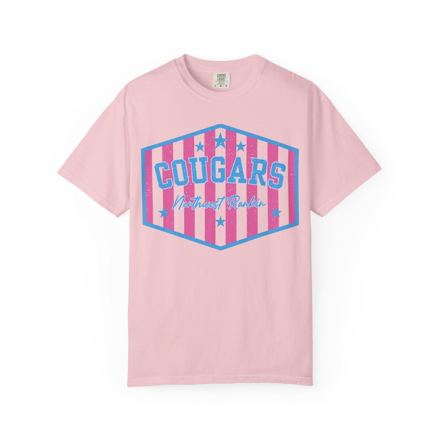 Striped Cougars Comfort Colors