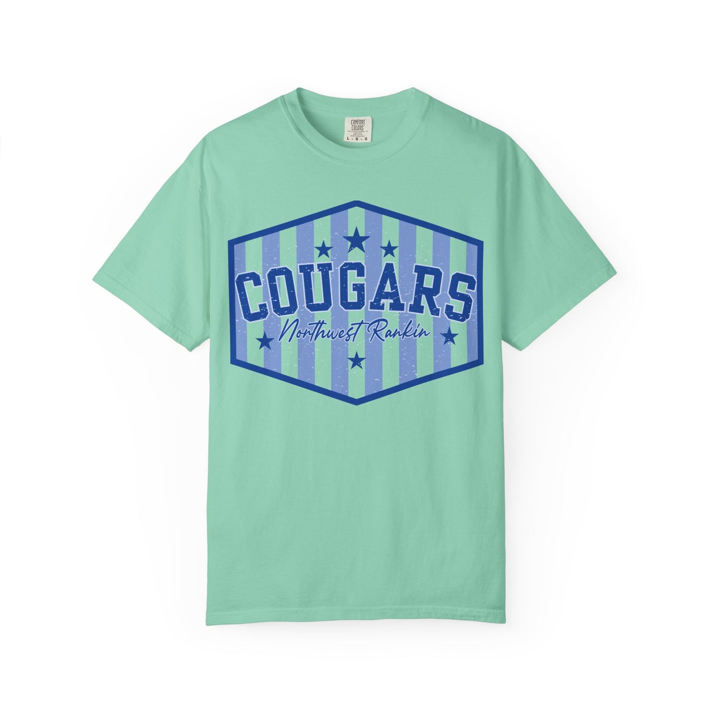 Striped Cougars Comfort Colors