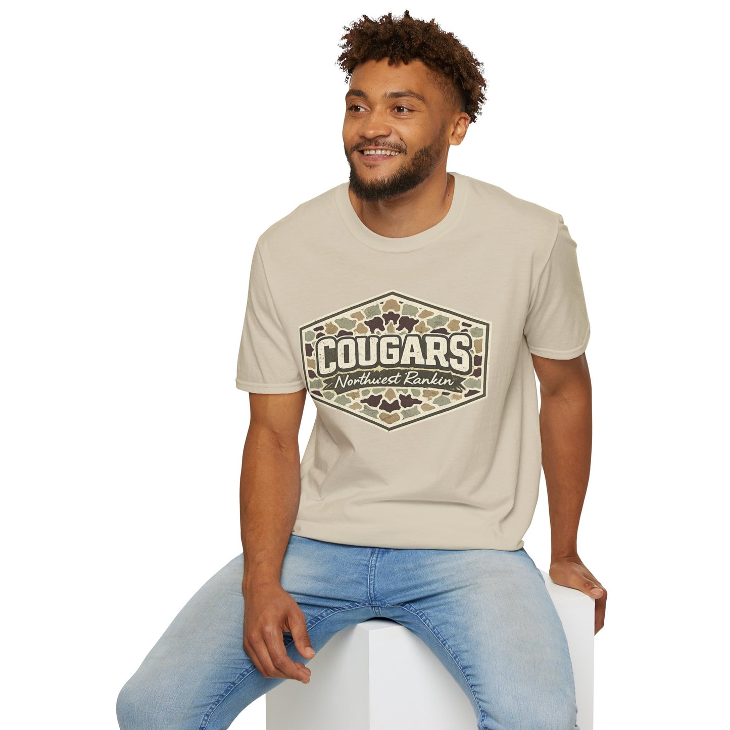 Adult Camo Softstyle T-Shirt