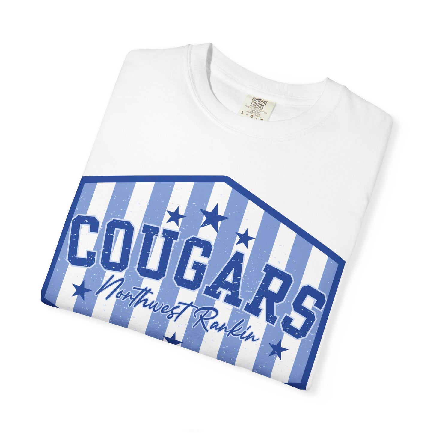 Striped Cougars Comfort Colors
